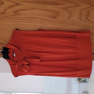Womens burnt orange blouse